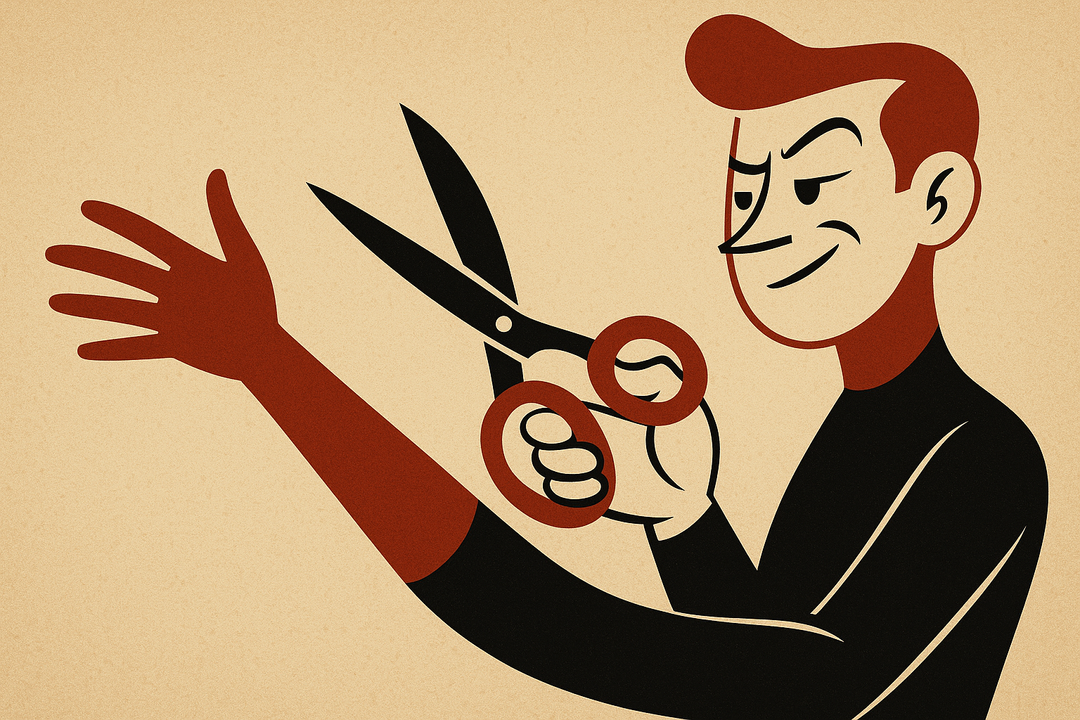 Chúng ta đều cầm cây kéo trong tay. Quan trọng là cắt cái gì, và cắt như thế nào