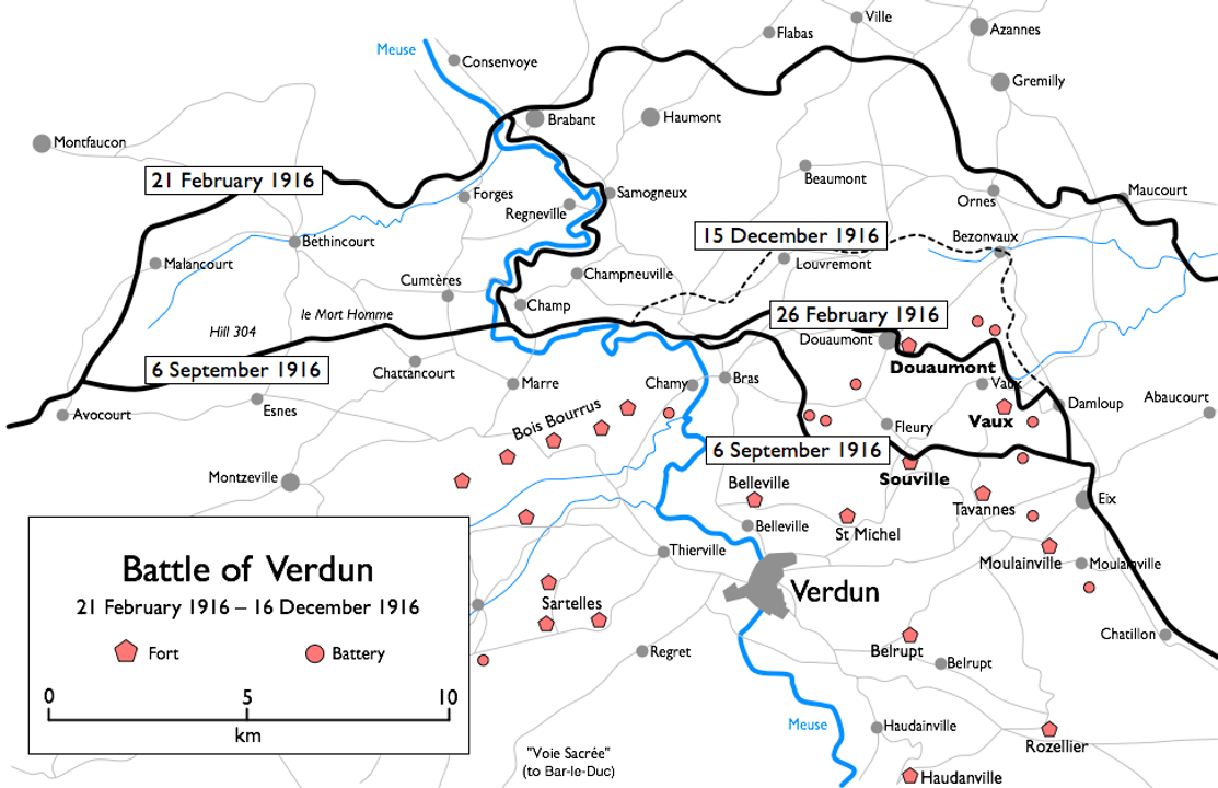 Bản đồ Verdun