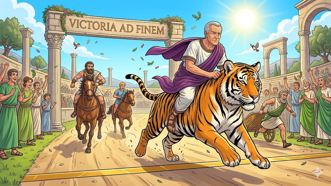 Cưỡi hổ về đích