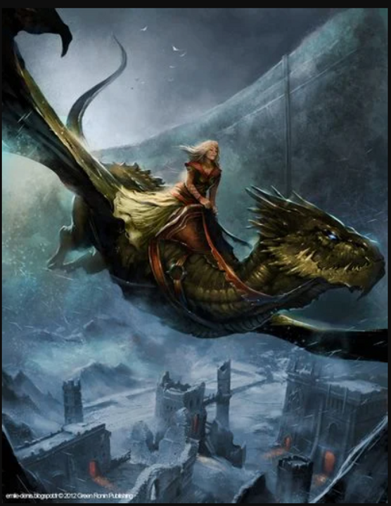 Vương hậu Alysanne Targaryen cùng Silverwing