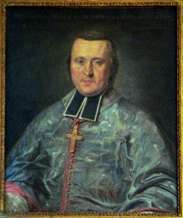 Chân dung Pigneau de Behaine, tranh của <a href="https://vi.wikipedia.org/w/index.php?title=Maup%C3%A9rin&action=edit&redlink=1">Maupérin</a> vẽ năm 1787